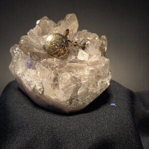 vintage earrings sterling silver gold filled.